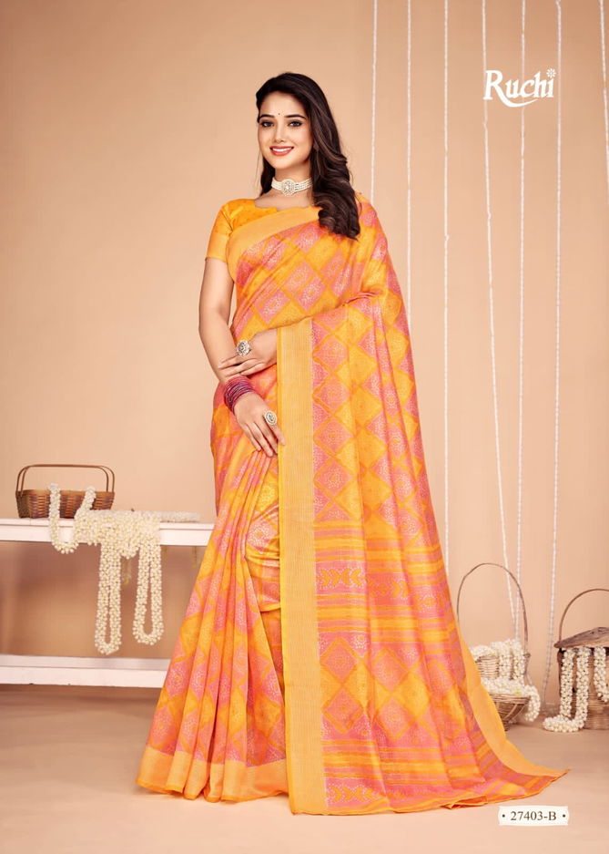 Radhika Vol 1 By Ruchi Tassur Silk Daily Wear Sarees Orders In India